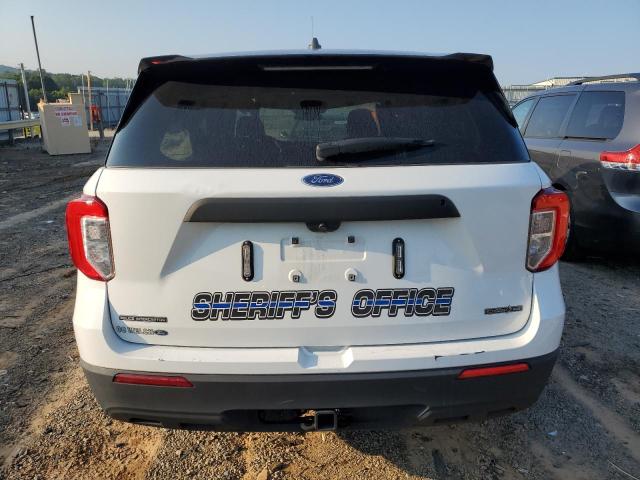 1FM5K8AC3PGA32896 - 2023 FORD EXPLORER POLICE INTERCEPTOR WHITE photo 6