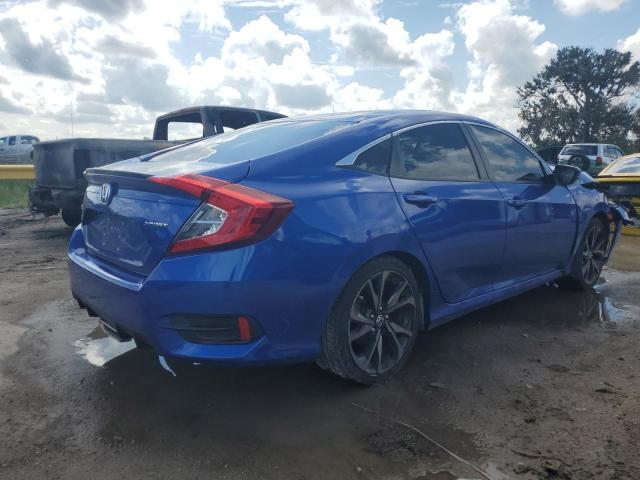 2HGFC2F80KH558263 - 2019 HONDA CIVIC SPORT BLUE photo 3