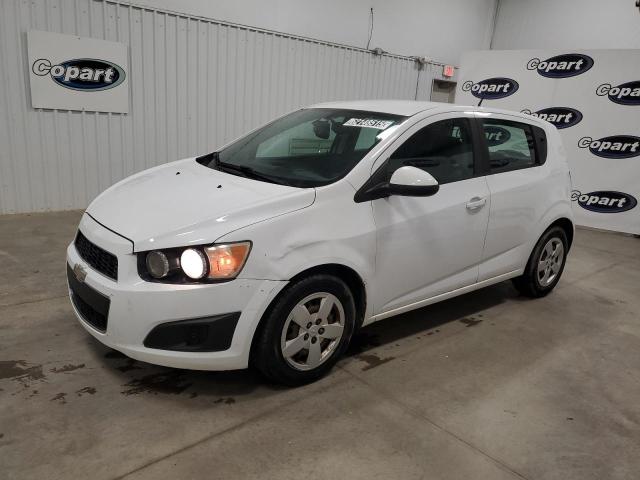 1G1JA6SHXE4223842 - 2014 CHEVROLET SONIC LS WHITE photo 1