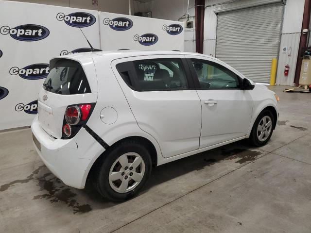 1G1JA6SHXE4223842 - 2014 CHEVROLET SONIC LS WHITE photo 3
