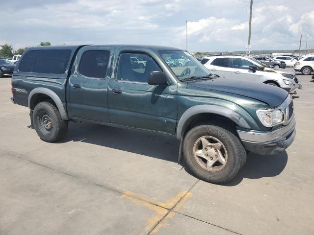 5TEGN92N11Z878468 - 2001 TOYOTA TACOMA DOUBLE CAB PRERUNNER GREEN photo 4