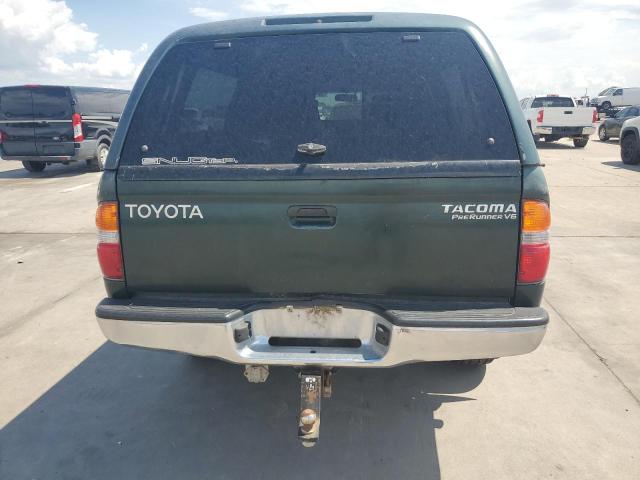 5TEGN92N11Z878468 - 2001 TOYOTA TACOMA DOUBLE CAB PRERUNNER GREEN photo 6