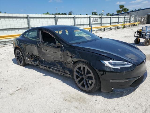 5YJSA1E64MF434048 - 2021 TESLA MODEL S Қара фото 4