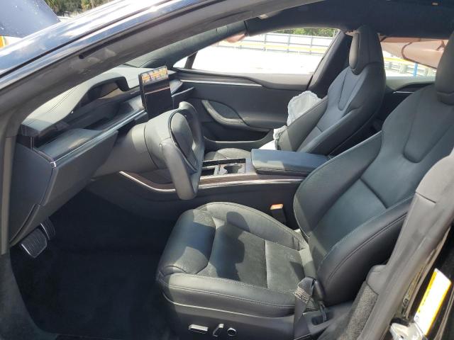 5YJSA1E64MF434048 - 2021 TESLA MODEL S Қара фото 7