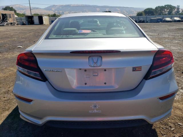 2HGFG3B80FH525656 - 2015 HONDA CIVIC EX SILVER photo 6