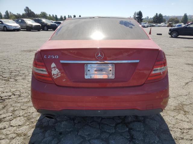 WDDGF4HBXEA917299 - 2014 MERCEDES-BENZ C 250 RED photo 6