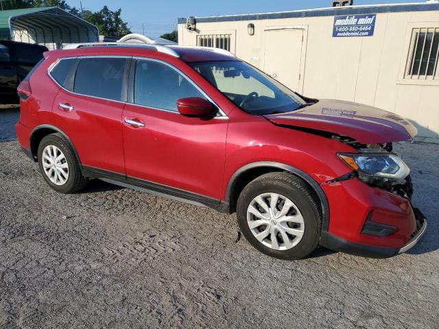 JN8AT2MTXHW384751 - 2017 NISSAN ROGUE S RED photo 4