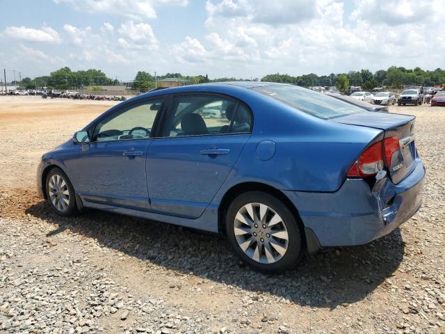 19XFA1F96BE005104 - 2011 HONDA CIVIC EXL BLUE photo 2