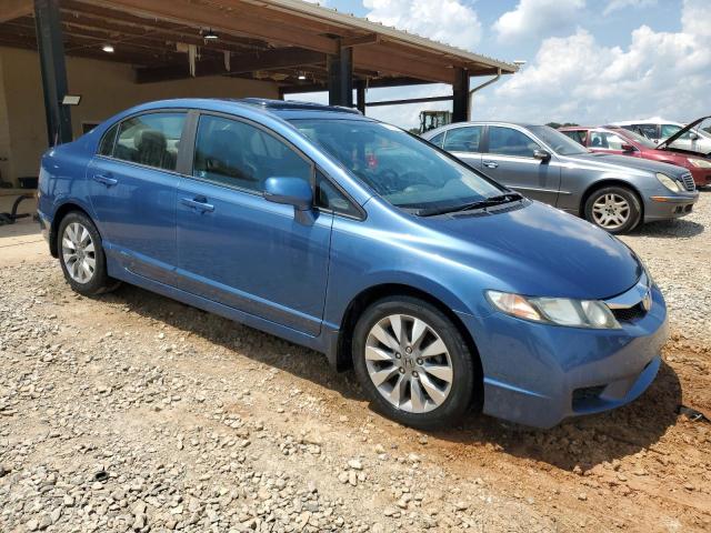 19XFA1F96BE005104 - 2011 HONDA CIVIC EXL BLUE photo 4