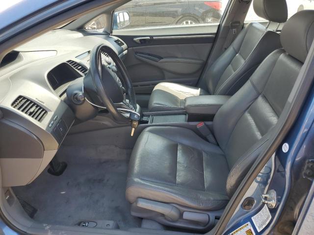 19XFA1F96BE005104 - 2011 HONDA CIVIC EXL BLUE photo 7