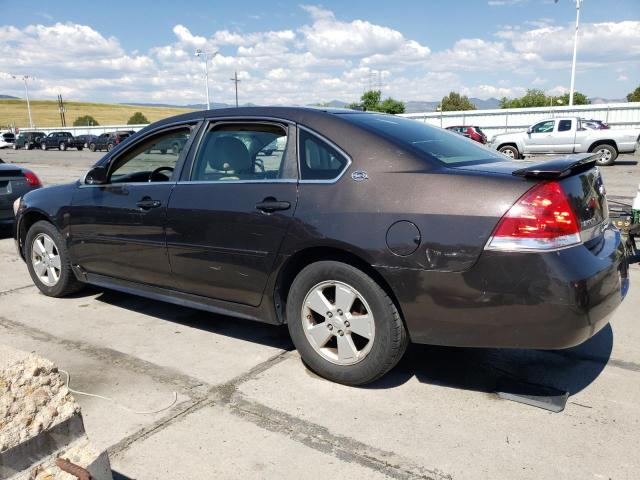 2G1WT57K391219261 - 2009 CHEVROLET IMPALA 1LT BROWN photo 2