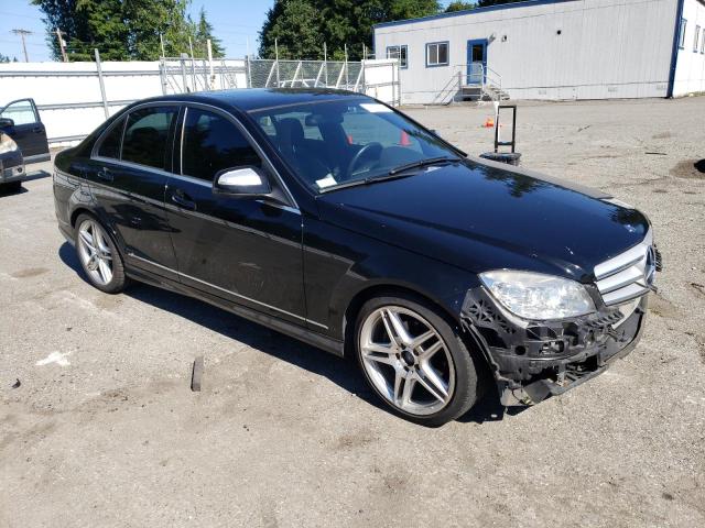 WDDGF54X38F179361 - 2008 MERCEDES-BENZ C 300 BLACK photo 4