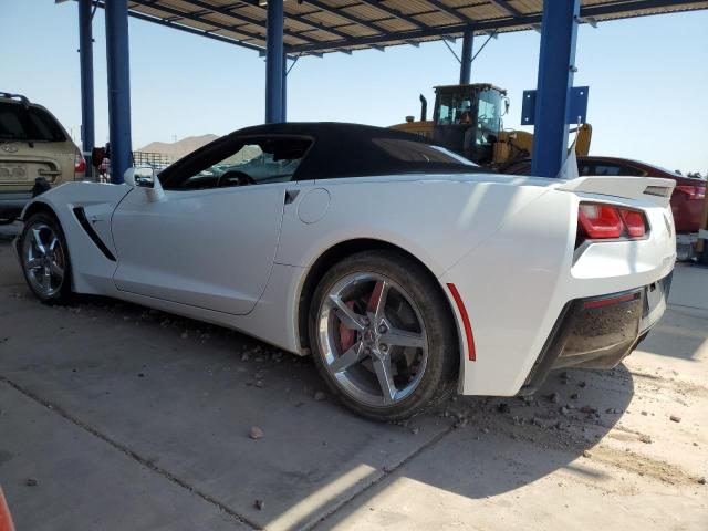 1G1YB3D78E5115423 - 2014 CHEVROLET CORVETTE STINGRAY 1LT WHITE photo 2