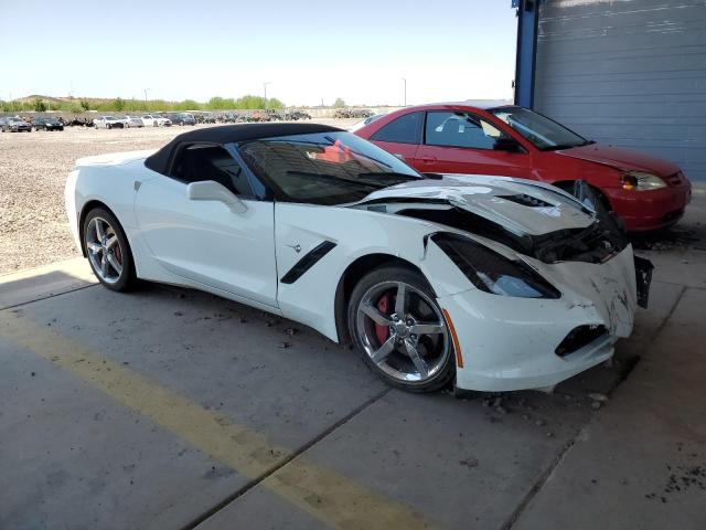 1G1YB3D78E5115423 - 2014 CHEVROLET CORVETTE STINGRAY 1LT WHITE photo 4