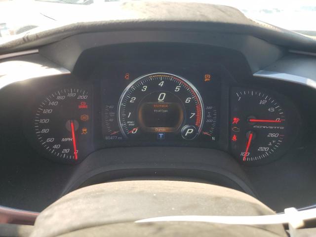 1G1YB3D78E5115423 - 2014 CHEVROLET CORVETTE STINGRAY 1LT WHITE photo 9