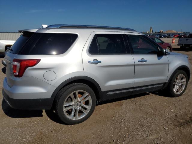 1FM5K8F8XGGB06044 - 2016 FORD EXPLORER LIMITED SILVER photo 3