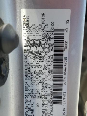 3TMJU62N26M008899 - 2006 TOYOTA TACOMA DOUBLE CAB PRERUNNER SILVER photo 12