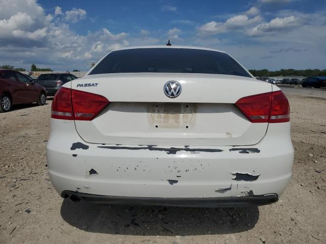 1VWAH7A30DC115567 - 2013 VOLKSWAGEN PASSAT S WHITE photo 6