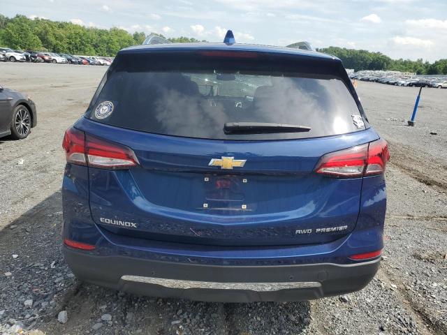 3GNAXXEG6PL183696 - 2023 CHEVROLET EQUINOX PREMIER BLUE photo 6