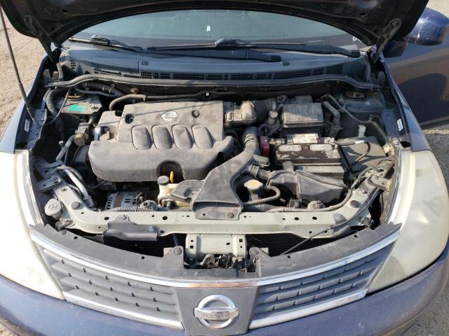 3N1BC13E47L372003 - 2007 NISSAN VERSA S BLUE photo 11