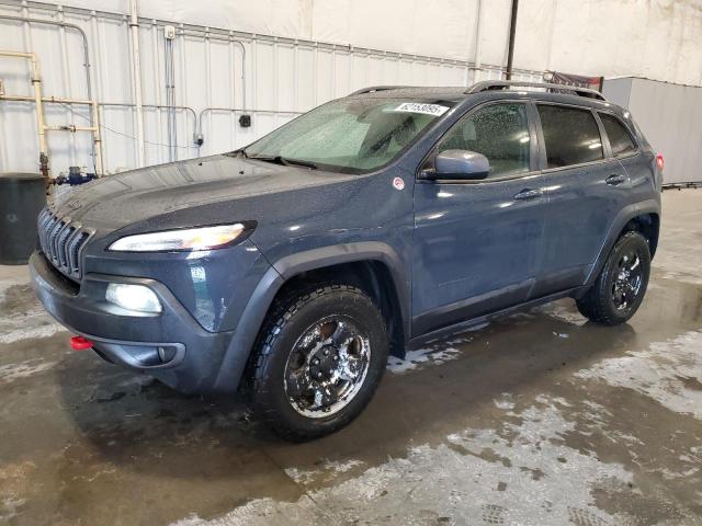 1C4PJMBS0HW648724 - 2017 JEEP CHEROKEE TRAILHAWK GRAY photo 1