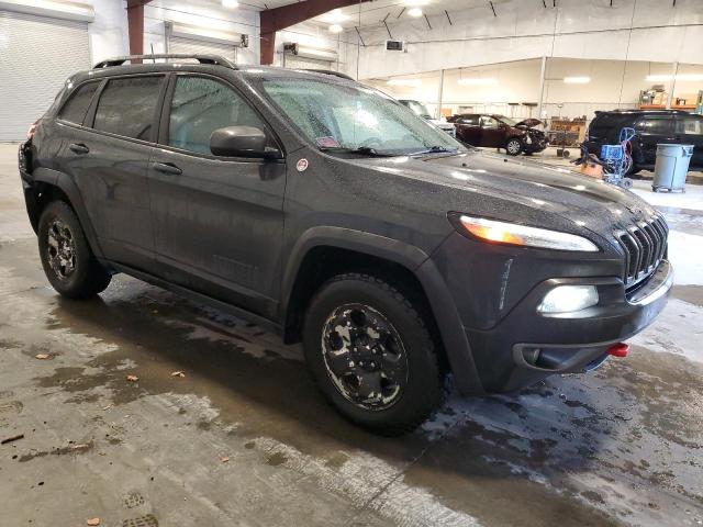 1C4PJMBS0HW648724 - 2017 JEEP CHEROKEE TRAILHAWK GRAY photo 4