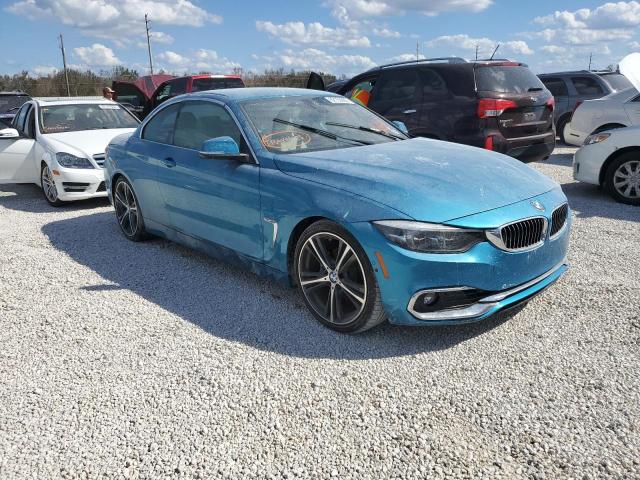 WBA4Z1C53JEC71207 - 2018 BMW 430I BLUE photo 1