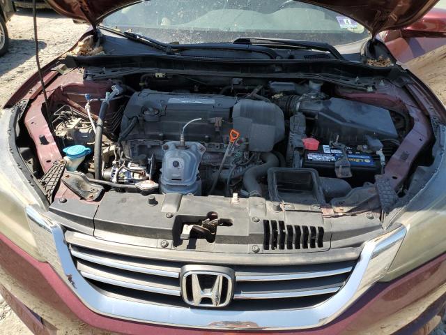 1HGCR2F85DA149940 - 2013 HONDA ACCORD EXL BURGUNDY photo 11