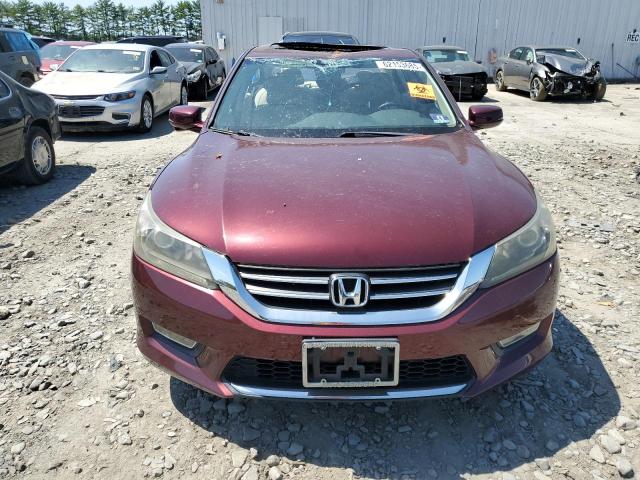 1HGCR2F85DA149940 - 2013 HONDA ACCORD EXL BURGUNDY photo 5