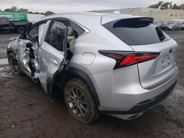 JTJBARBZ9K2194733 - 2019 LEXUS NX 300 BASE ვერცხლისფერი ფოტო 3