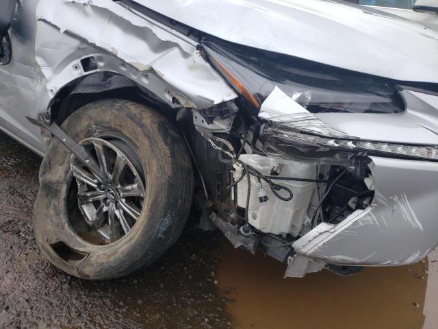 JTJBARBZ9K2194733 - 2019 LEXUS NX 300 BASE ვერცხლისფერი ფოტო 9