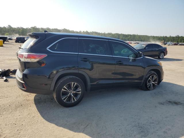 5TDKKRFH5GS501347 - 2016 TOYOTA HIGHLANDER XLE Чорний фото 3