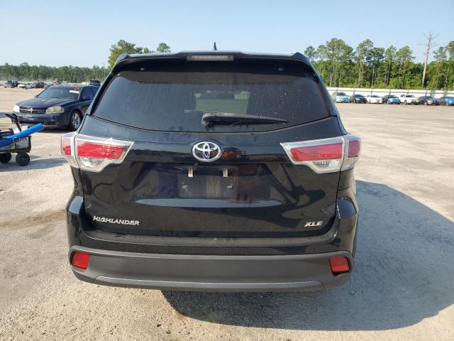 5TDKKRFH5GS501347 - 2016 TOYOTA HIGHLANDER XLE Чорний фото 6