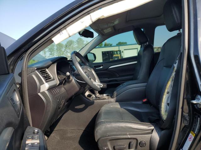 5TDKKRFH5GS501347 - 2016 TOYOTA HIGHLANDER XLE Чорний фото 7