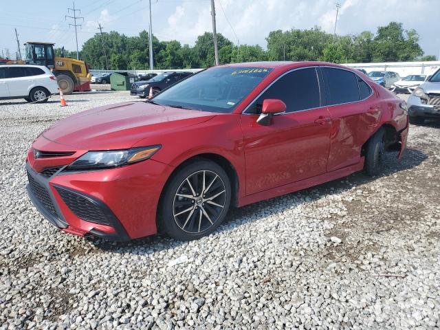 4T1S11AK6PU119603 - 2023 TOYOTA CAMRY SE NIGHT SHADE RED photo 1