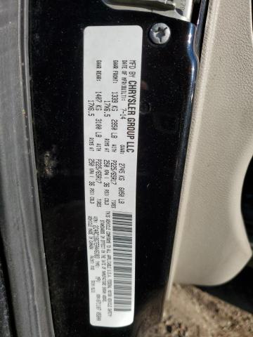 2C4RC1BG7ER446383 - 2014 CHRYSLER TOWN & COU TOURING BLACK photo 13