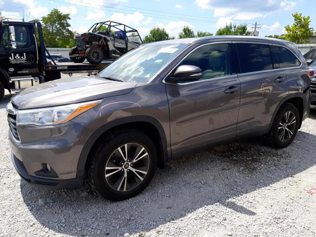 5TDJKRFH8GS317645 - 2016 TOYOTA HIGHLANDER XLE Գրաֆիտ լուսանկար 1