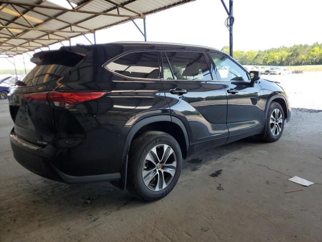 5TDGZRBH3NS225707 - 2022 TOYOTA HIGHLANDER XLE BLACK photo 3