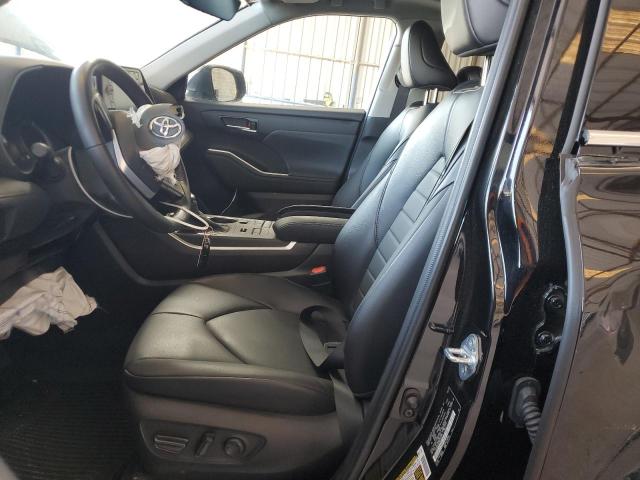 5TDGZRBH3NS225707 - 2022 TOYOTA HIGHLANDER XLE BLACK photo 7