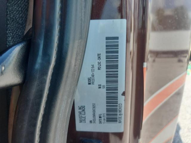 3HSDJSNR4GN739253 - 2016 INTERNATIONAL PROSTAR BROWN photo 10