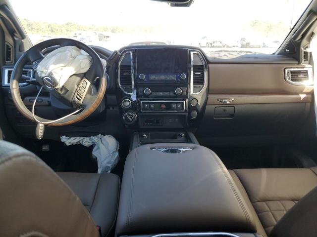 1N6AA1ED3MN532464 - 2021 NISSAN TITAN SV GRAY photo 9