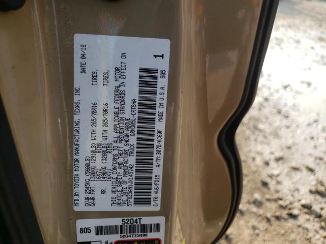 5TFSZ5AN1JX145742 - 2018 TOYOTA TACOMA ACCESS CAB თაფლისფერი ფოტო 13