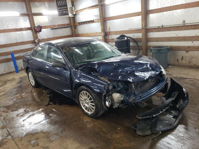 1C3EL46X35N691581 - 2005 CHRYSLER SEBRING BLUE photo 1