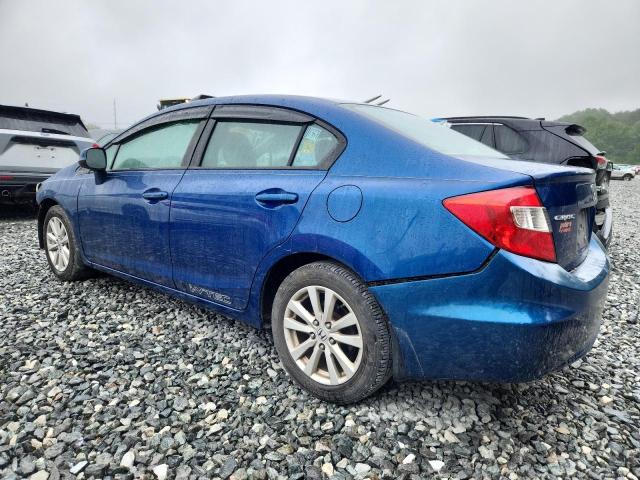 19XFB2F95CE000111 - 2012 HONDA CIVIC EXL BLUE photo 2