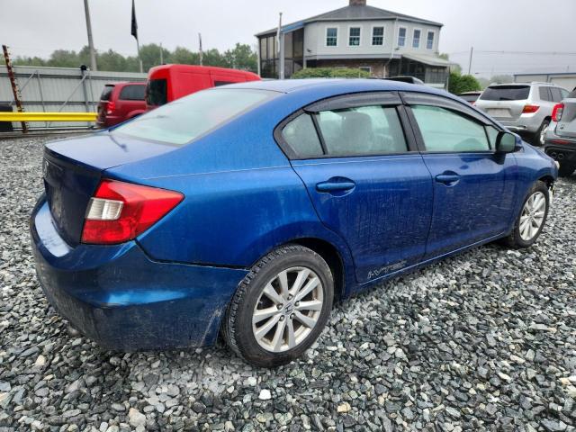 19XFB2F95CE000111 - 2012 HONDA CIVIC EXL BLUE photo 3