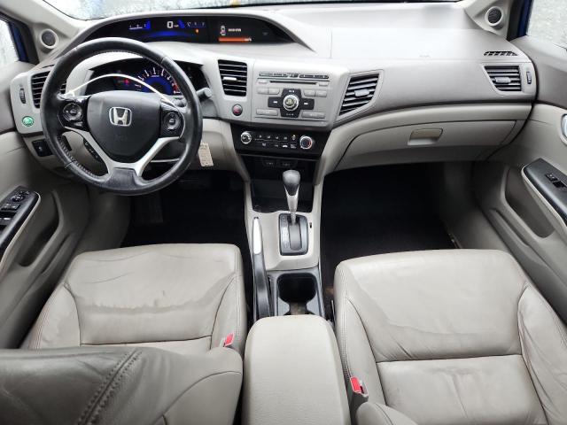 19XFB2F95CE000111 - 2012 HONDA CIVIC EXL BLUE photo 8