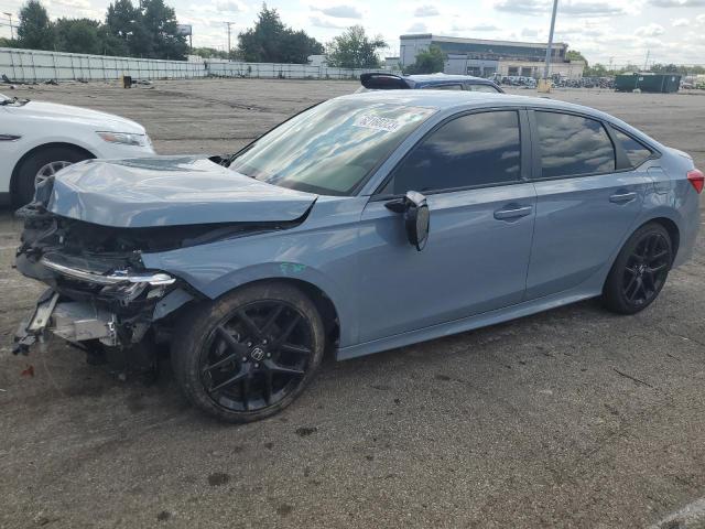 2HGFE2F55NH519589 - 2022 HONDA CIVIC SPORT 蓝色 照片 1