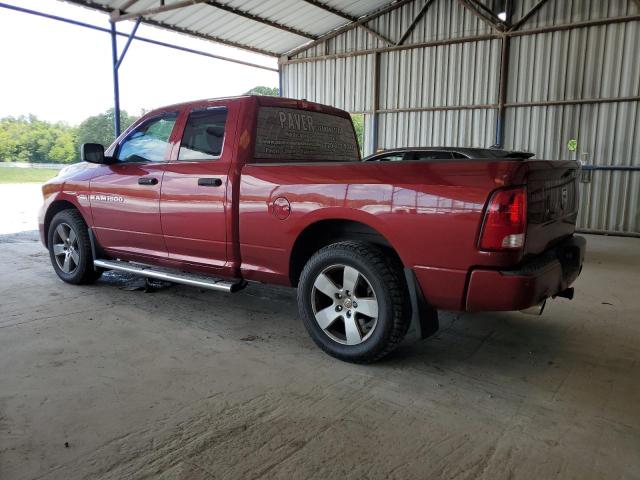 1C6RD6FT3CS157098 - 2012 DODGE RAM 1500 ST BURGUNDY photo 2