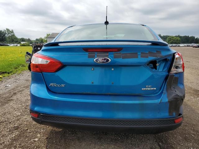 1FADP3F20EL347136 - 2014 FORD FOCUS SE BLUE photo 6