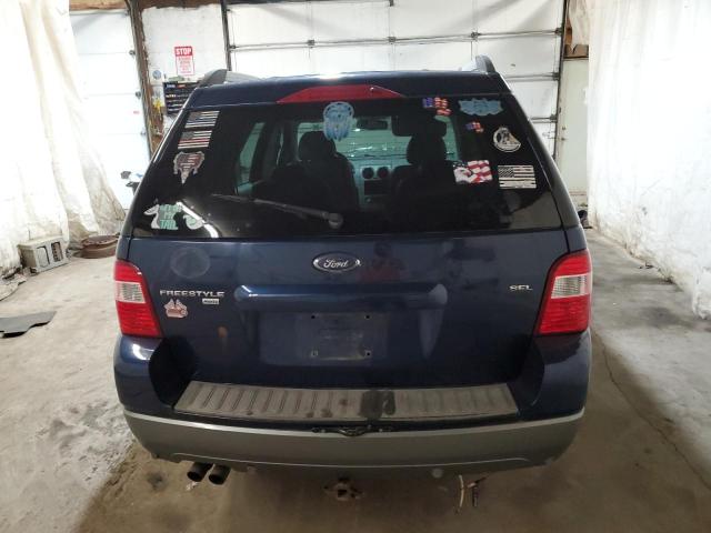 1FMDK05126GA23093 - 2006 FORD FREESTYLE SEL BLUE photo 6